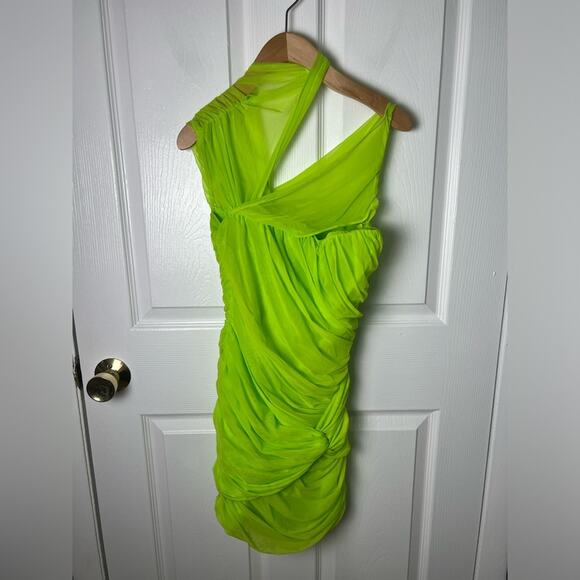 House of CB Neon Green Mini Dress - Picture 2 of 9